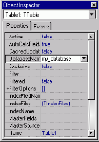 Компонент TDatabase